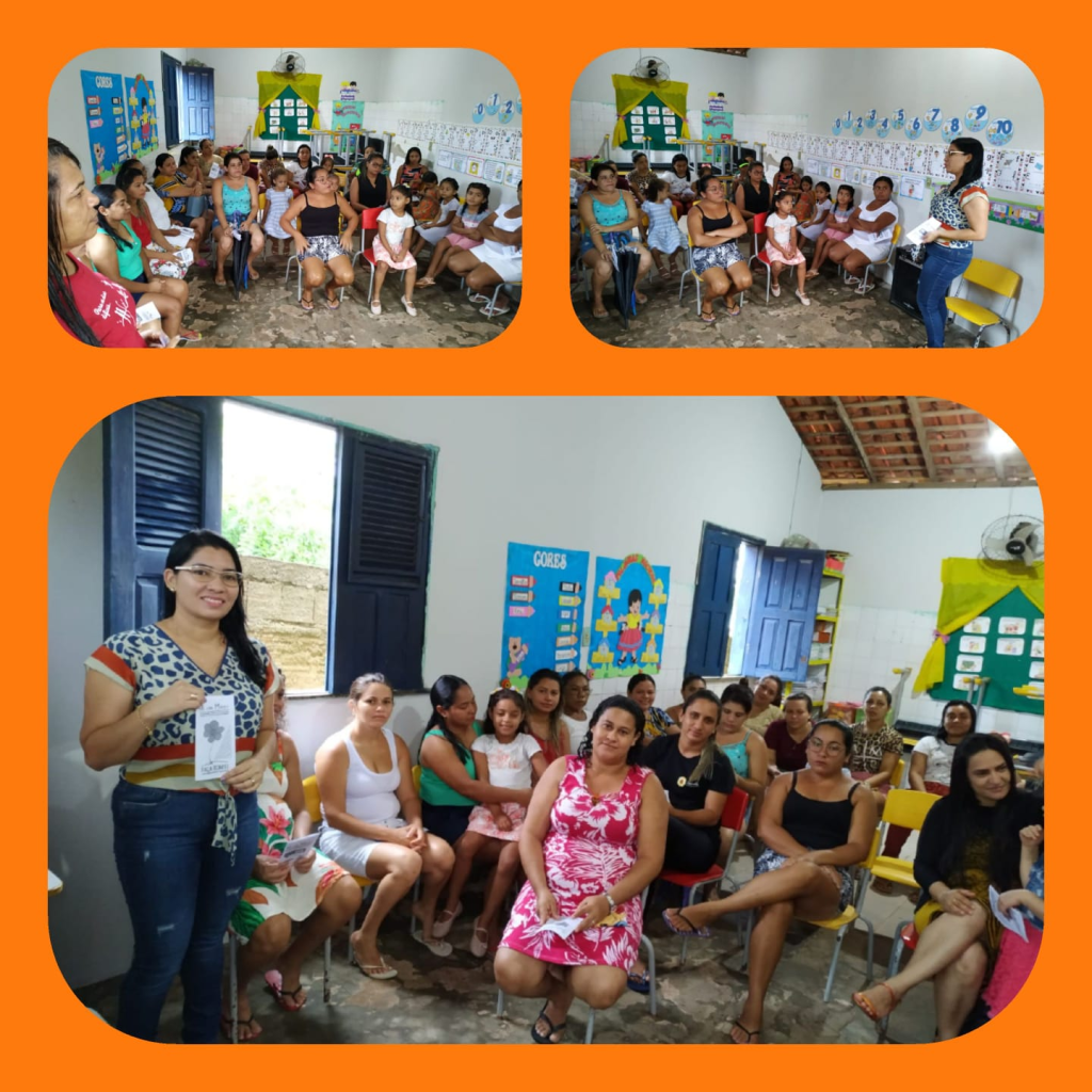 Secretaria de Educação de Murici dos Portelas realiza reunião com mães de alunos da creche Tio Antônio Luís, referente ao 18 de maio.