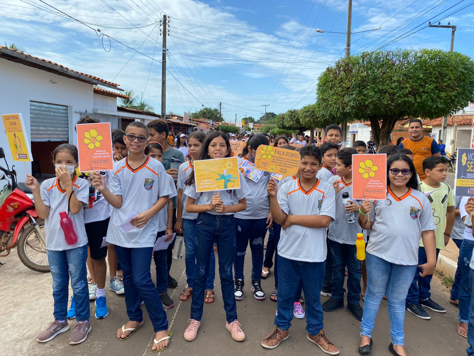 Escolas municipais de Murici dos Portelas realizava Campanha “Faça Bonito”, com ações de Combate à Violência Sexual Contra Crianças e Adolescentes