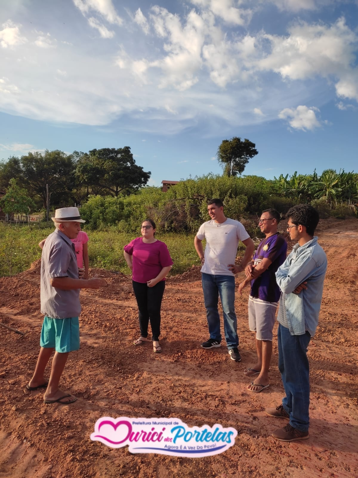 Prefeita Chaguinha da Saúde Visita Localidade Baixa dos Currais