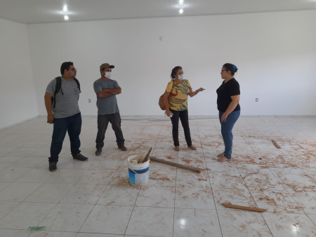 Prefeita Chaguinha da Saúde Visita Obras Em Murici dos Portelas