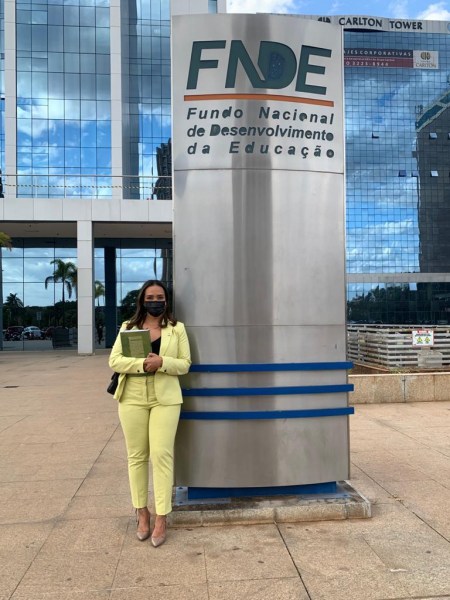 Prefeita Ana Lina visita o FNDE/BRASILIA/DF